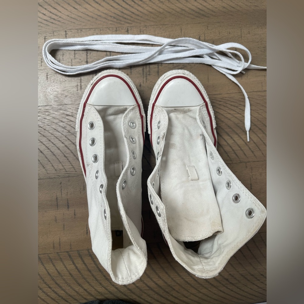 White High Top Converse
